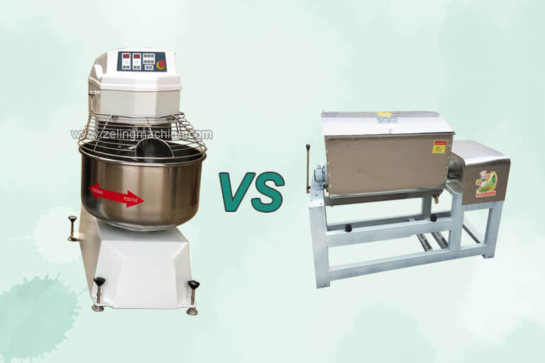 SPIRAL DOUGH MIXER VS HORIZONTAL DOUGH KNEADING MACHINE